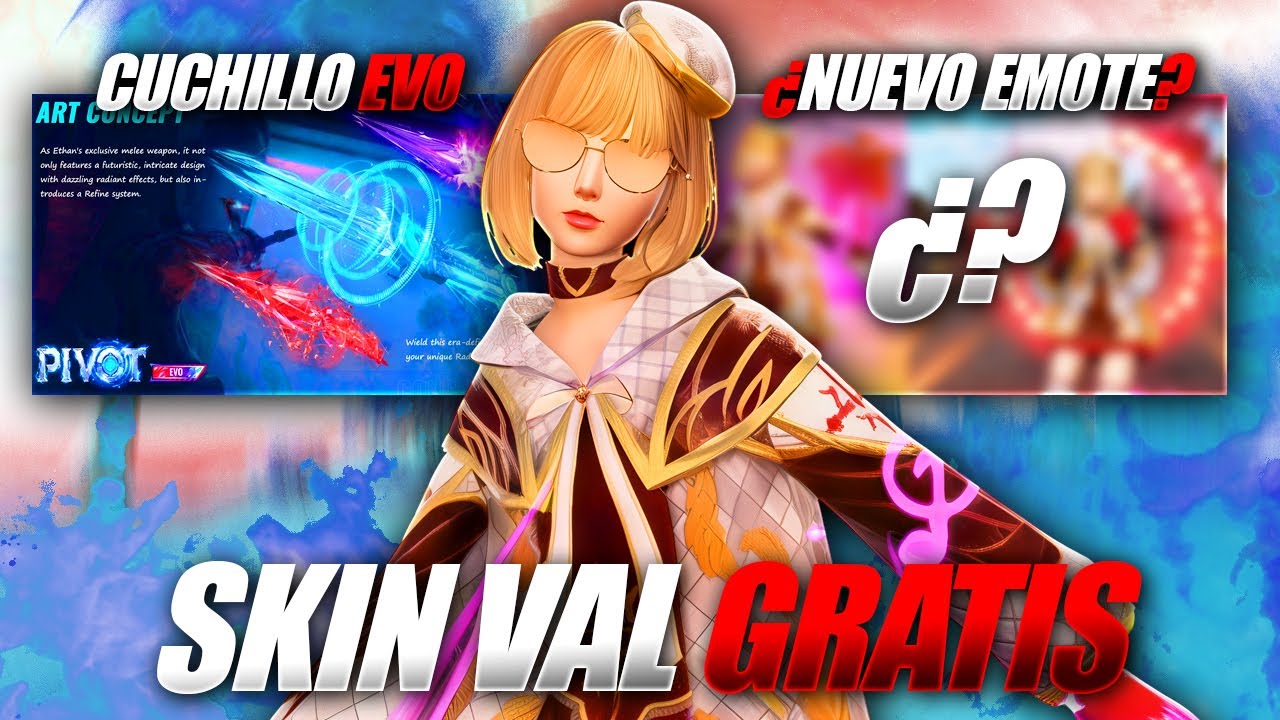 NUEVA SKIN GRATIS VAL, CUCHILLO EVO, &iquest;NUEVO EMOTE? / TODO LO QUE SE VIENE A BLOOD STRIKE