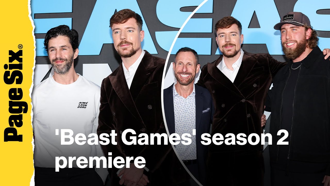 MrBeast, Тайлер Конклин, Джош Пек и другие посетили премьеру второго сезона &laquo;Игр зверей&raquo;.