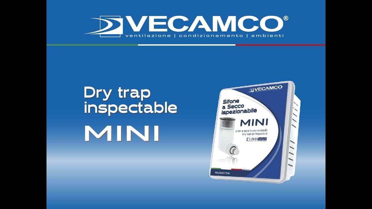 Dry siphon for condensate drain - MINI