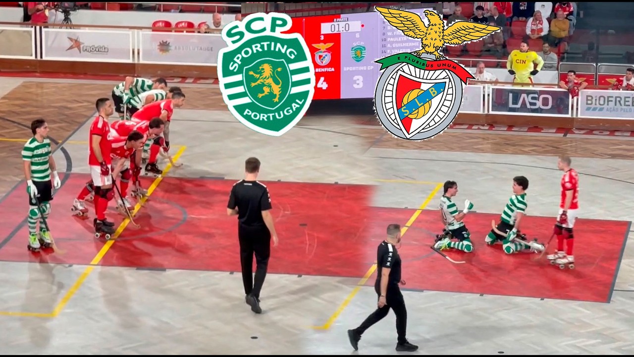 Benfica vs Sporting - Hóquei em patins - Confrontos - Melhores Momentos