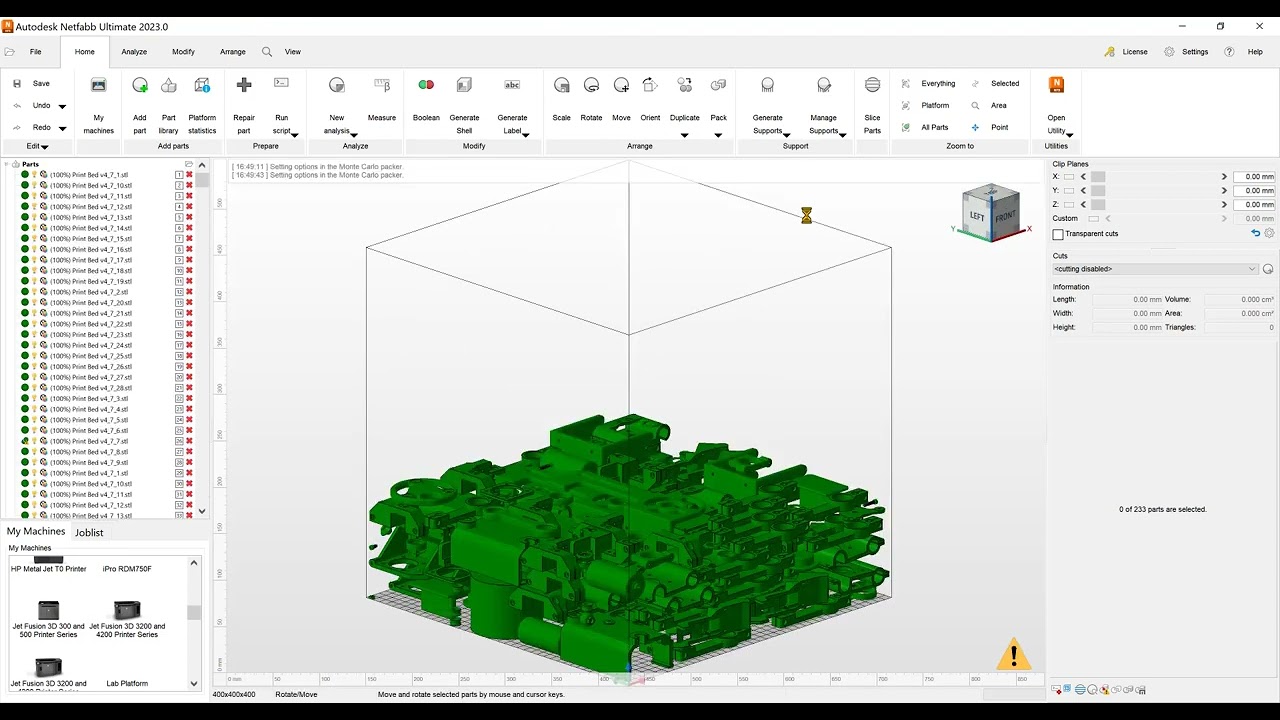 Focus Friday Additive Tips: LUA Scripting 3d nesting more than one 3D printed tray.