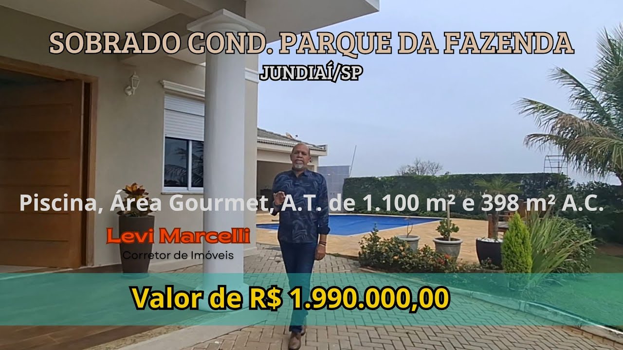 Incrível! Casa Alto Padrão Parque da Fazenda em Jundiaí Pode Ser Sua!