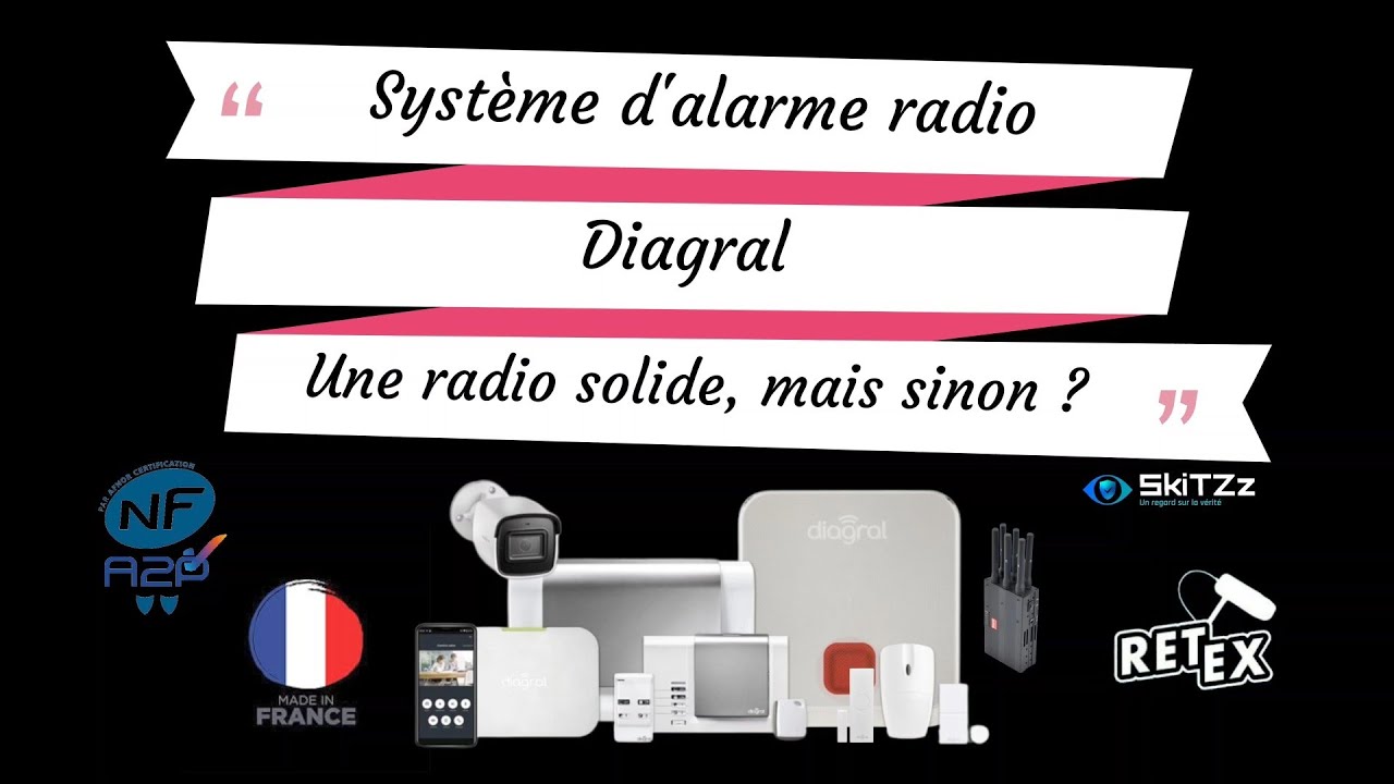 Alarme Diagral : je vous en parle après plusieurs années d'utilisation : appli, radio, détecteur...