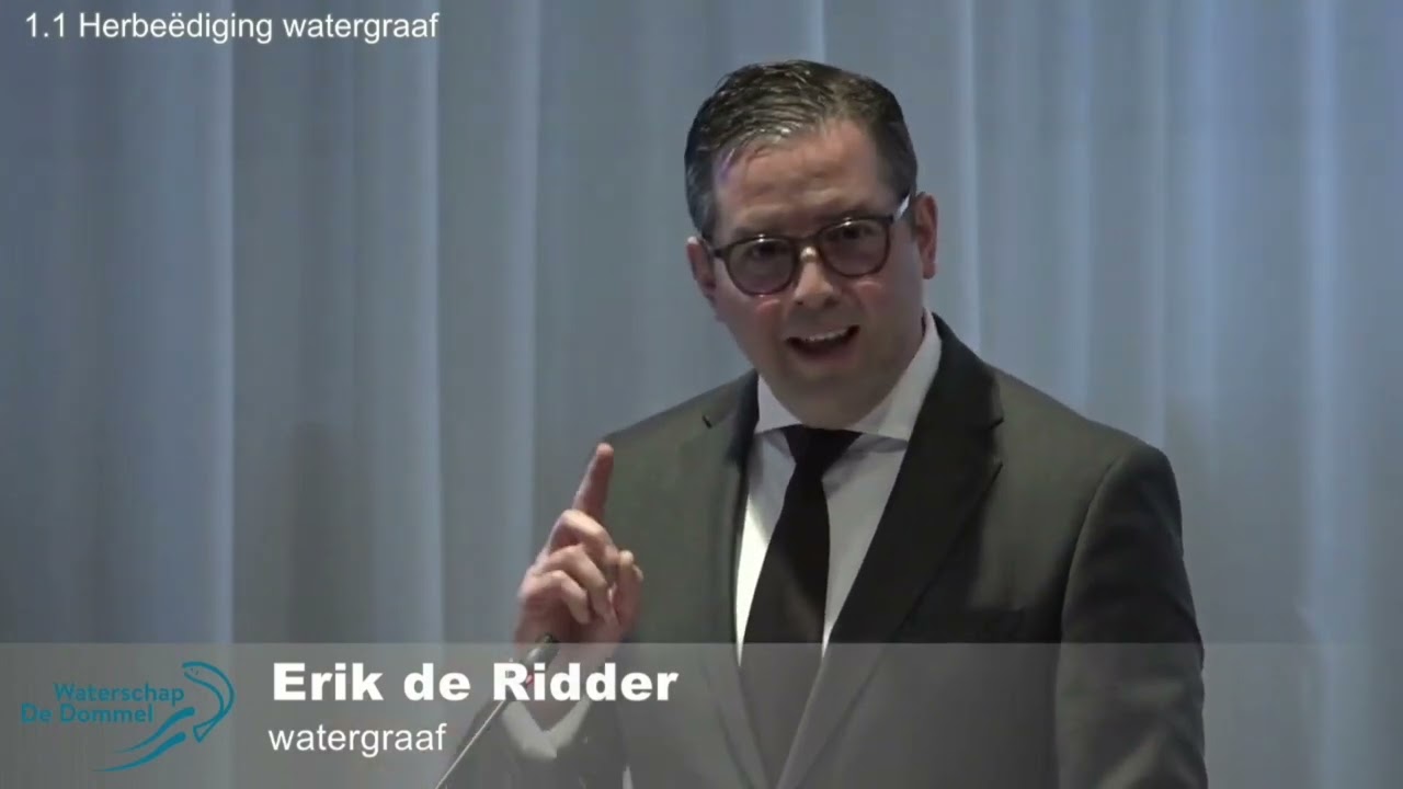 Toespraak Erik de Ridder na herbeëdiging 2 april 2025