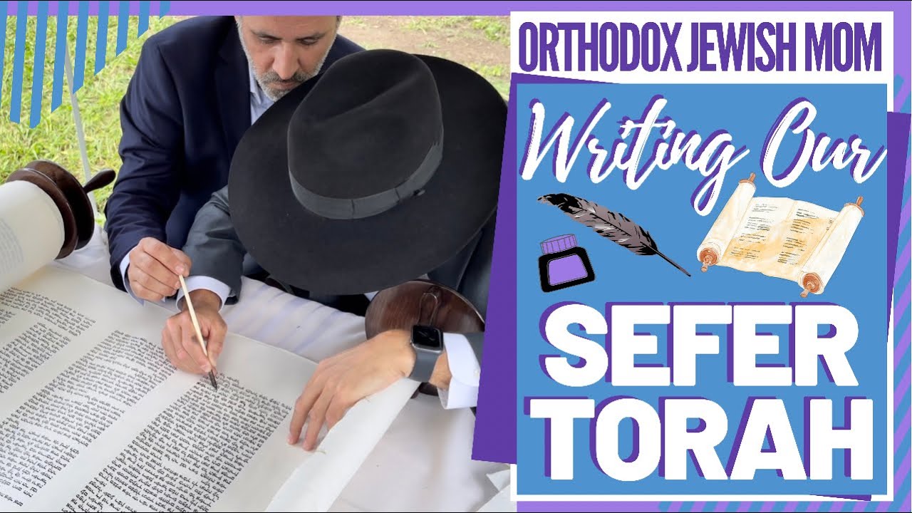 Writing our SEFER TORAH | We Are Getting a New TORAH! | Orthodox Jewish Mom (Jar of Fireflies)