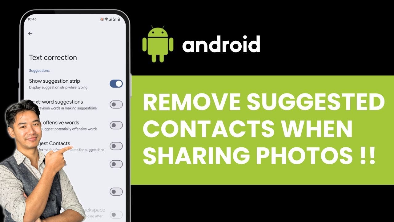 How To Remove Suggested Contacts When Sharing Photos On Android !