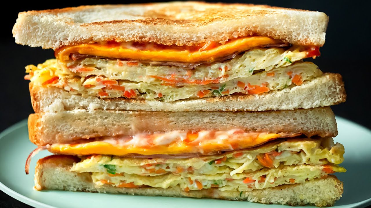 How To Make Korean Street Toast From Food Wishes