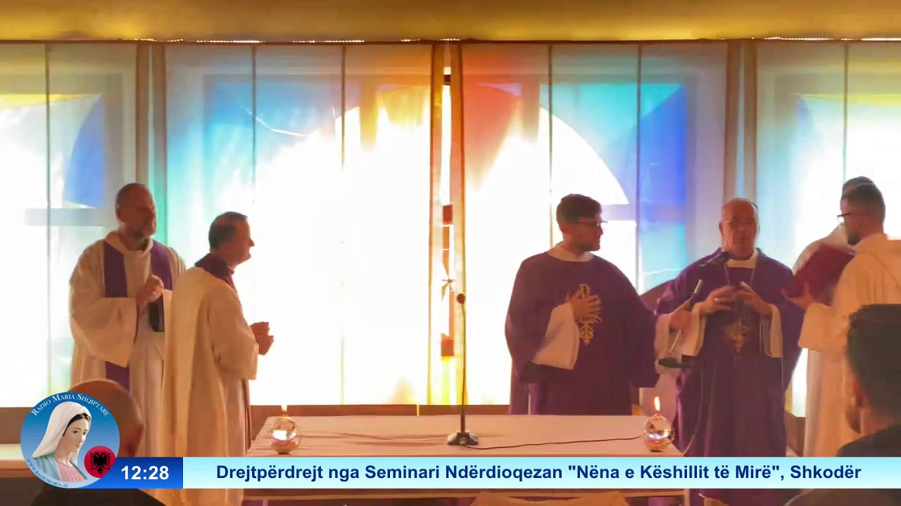 Mesha e shenjtë nga Seminari Ndërdioqezan 'Nëna e Këshillit të Mirë', Shkodër