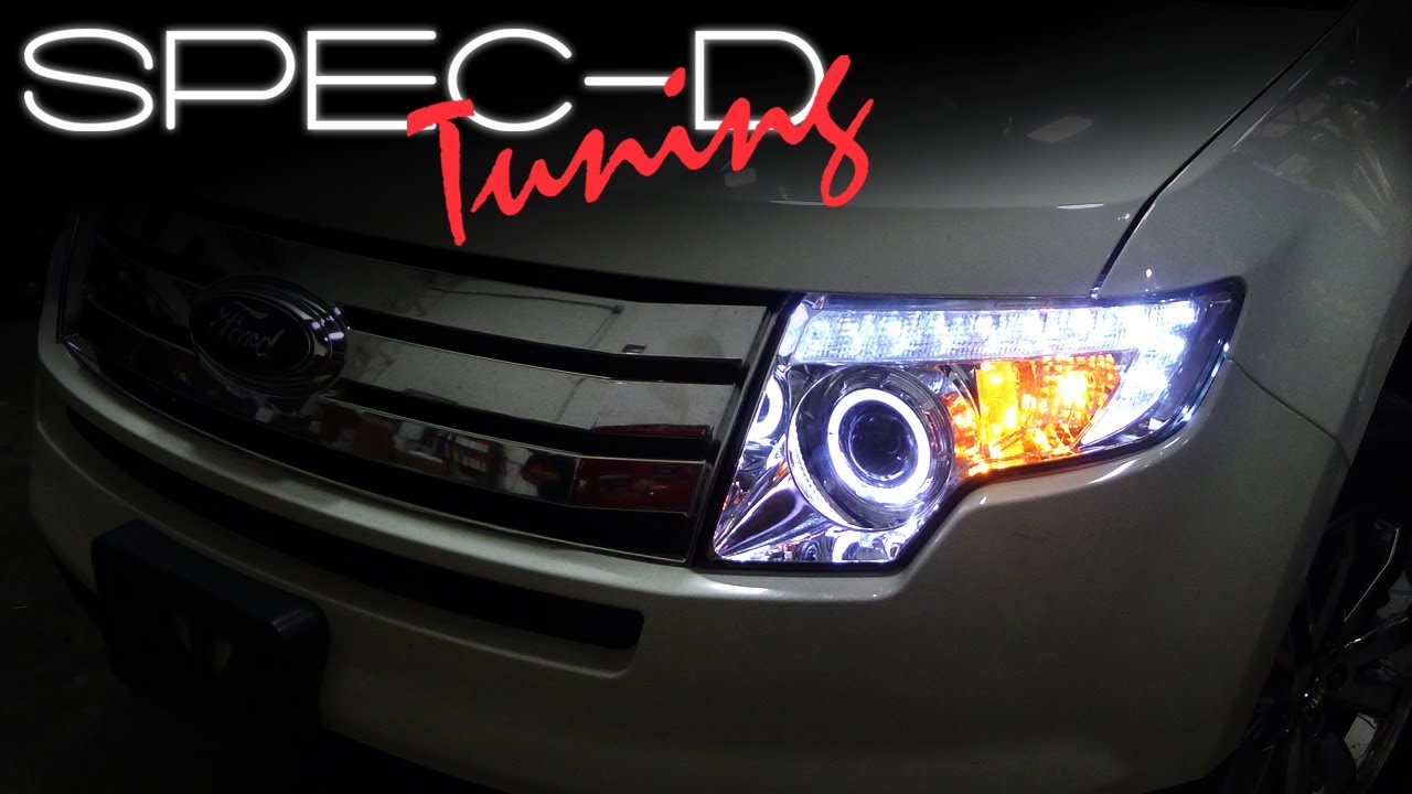 SPECDTUNING INSTALLATION VIDEO: 2007-2010 FORD EDGE PROJECTOR HEADLIGHTS
