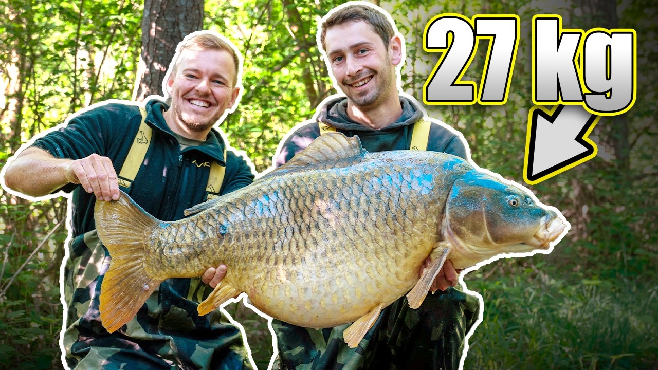UNE CARPE DE 27KG BIEN MÉRITÉE