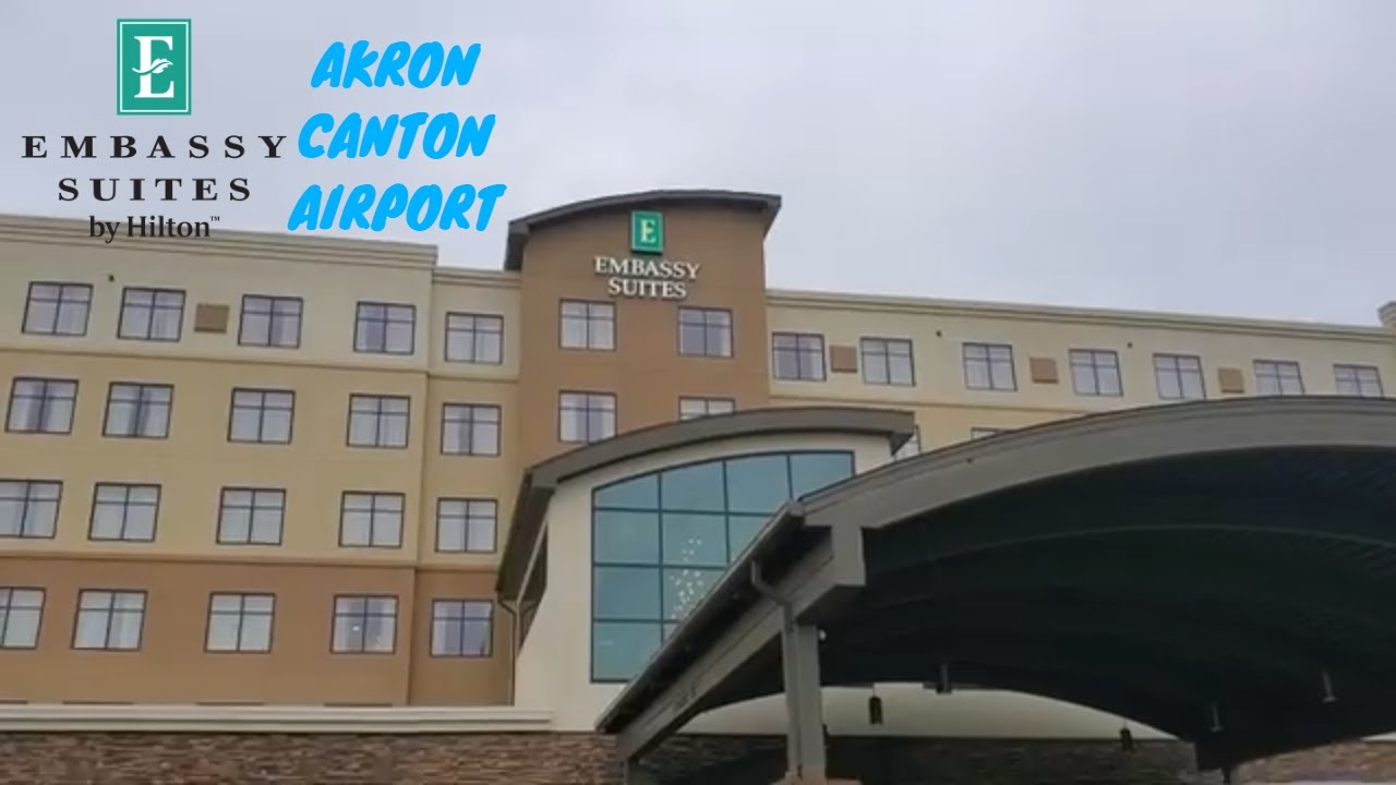 Полный тур по отелю: Embassy Suites Akron Canton Airport, Норт-Кантон, Огайо