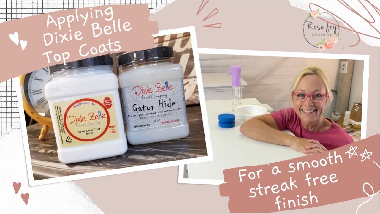 Applying Dixie Belle Top Coats