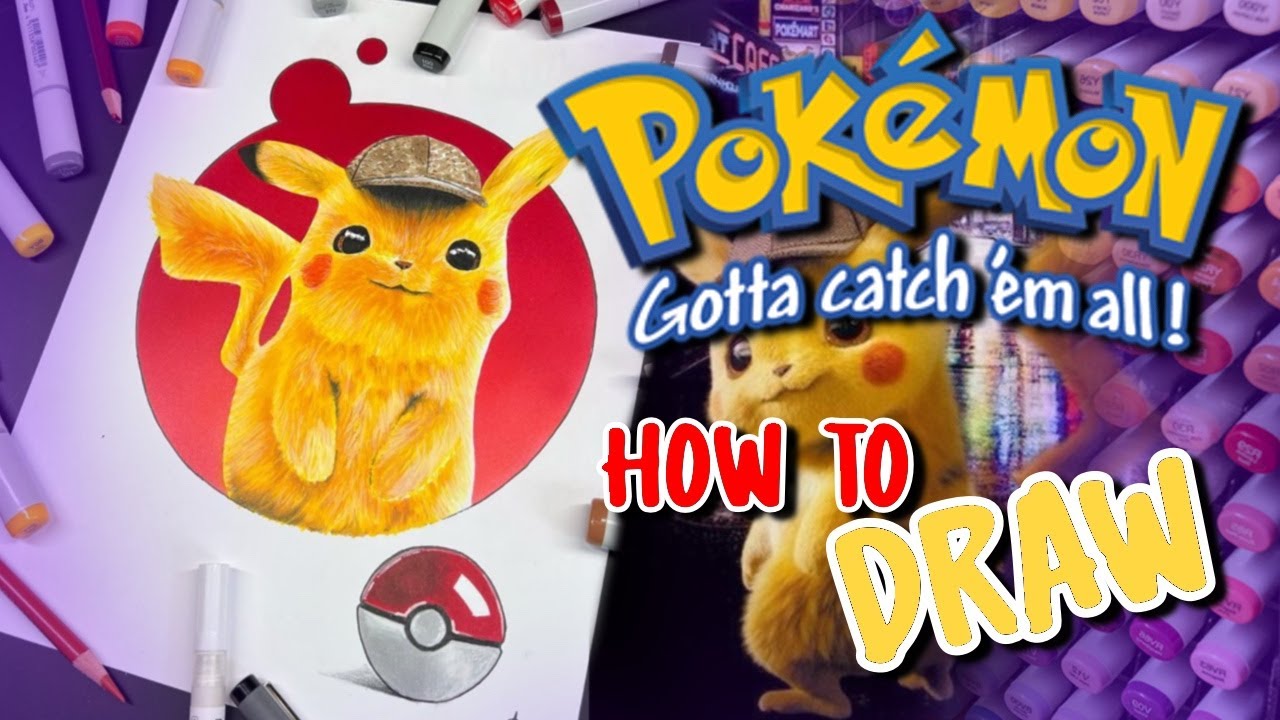 How to Capture and Draw a Pok&eacute;mon | DrewDrawz