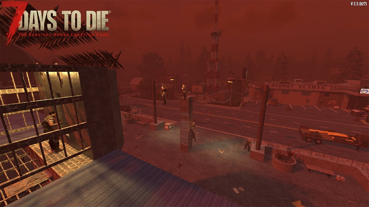 7 days to die 2.5 est #29 - Dia 28 lo viejo funciona, el fuego y el plomo purifican