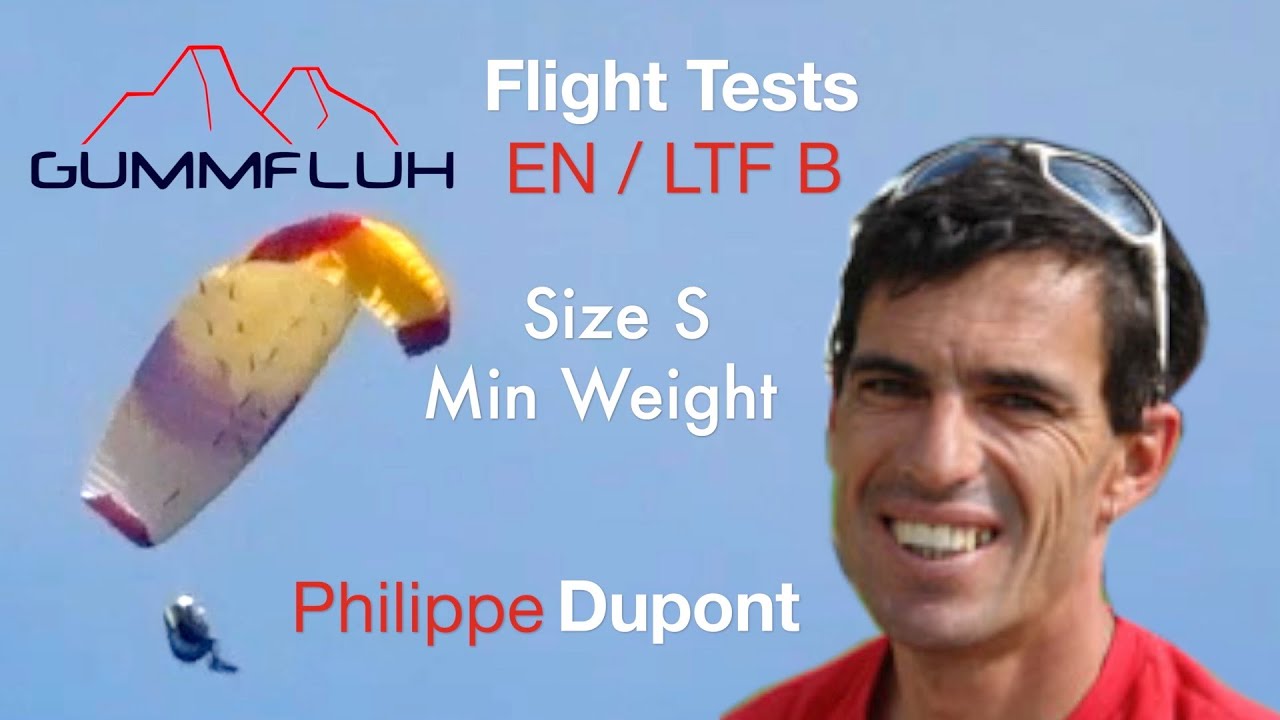 PHILIPPE DUPONT - TESTS EN VOL DE LA GUMMFLUH S AU POIDS MIN