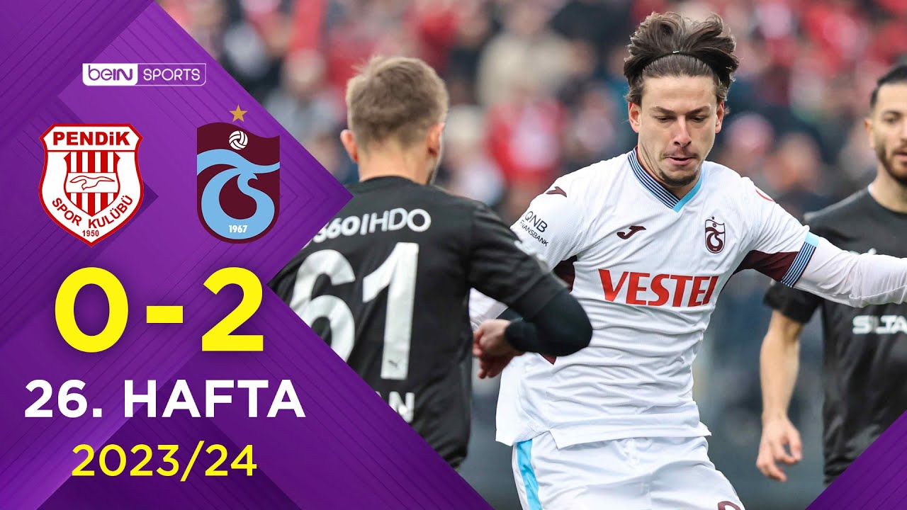 Siltaş Yapı Pendikspor (0-2) Trabzonspor | 26. Hafta - Trendyol Süper Lig 2023/2024