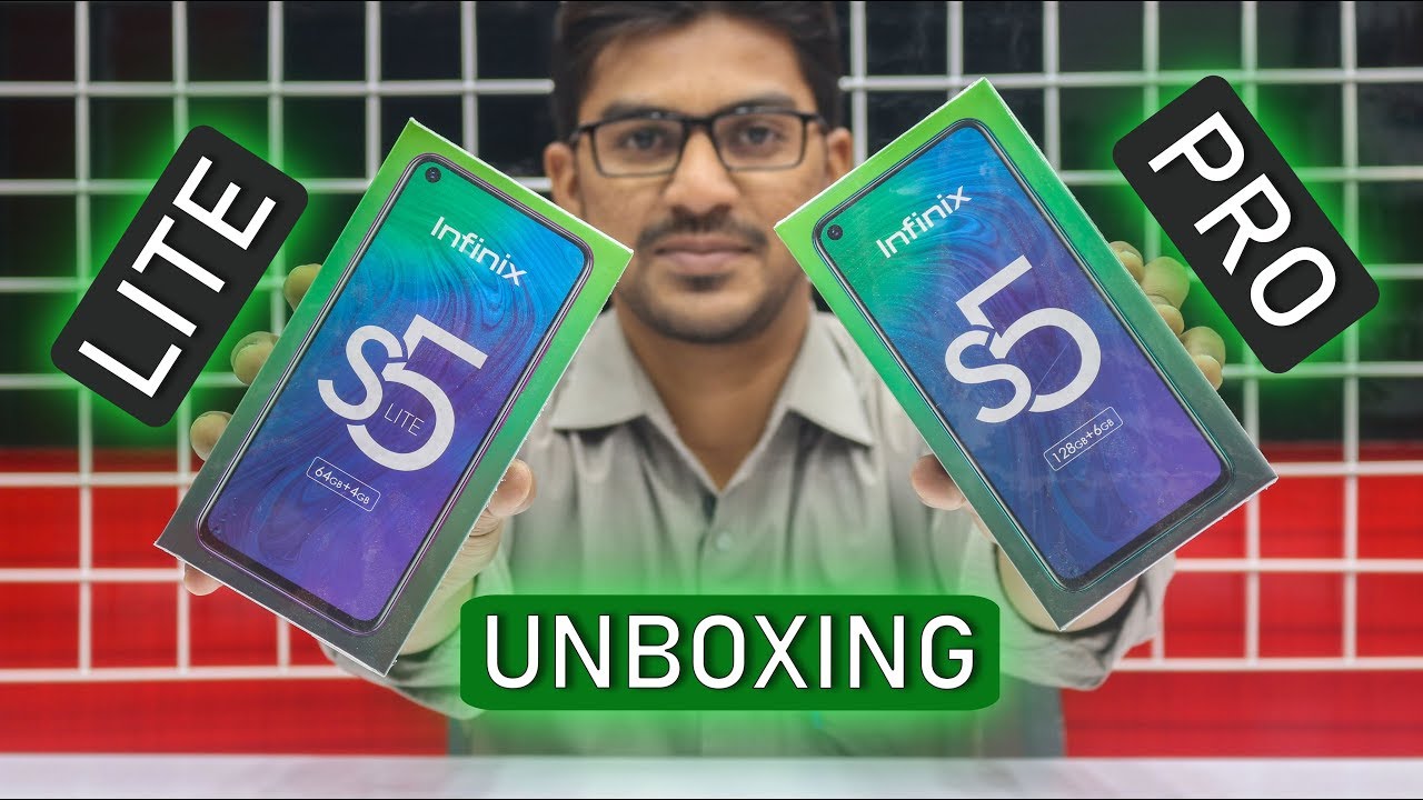 Infinix S5 Lite & Infinix S5 Pro Unboxing & Price in Paksitan | What's the Difference