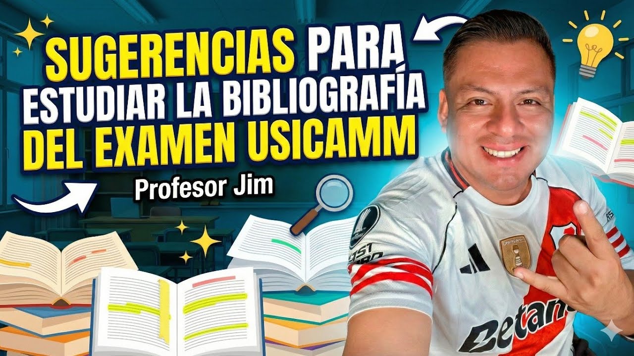 🔉👨🏽‍🏫SUGERENCIAS PARA COMENZAR A ESTUDIAR LA BIBLIOGRAFÍA DEL EXAMEN USICAMM📲👨🏽‍🏫