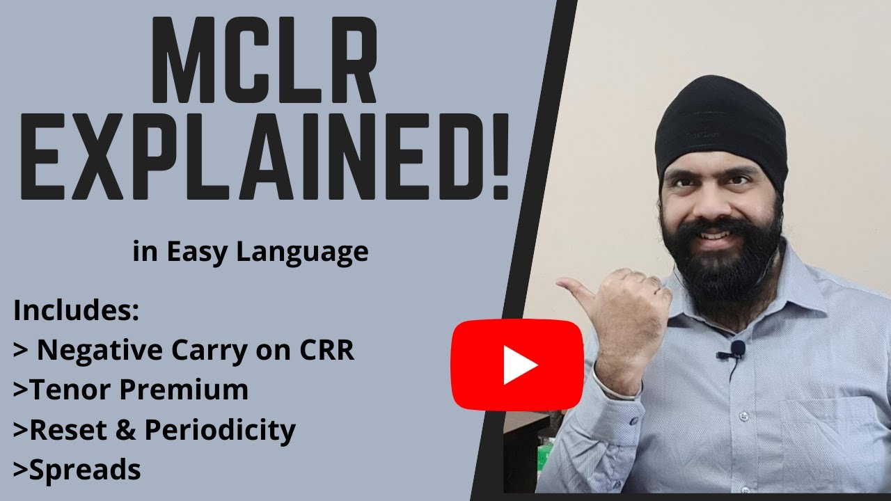 Part 3: Loan Interest Rate Benchmarks | MCLR | Full Formula Explained | Tenor Premium | Hindi & Eng