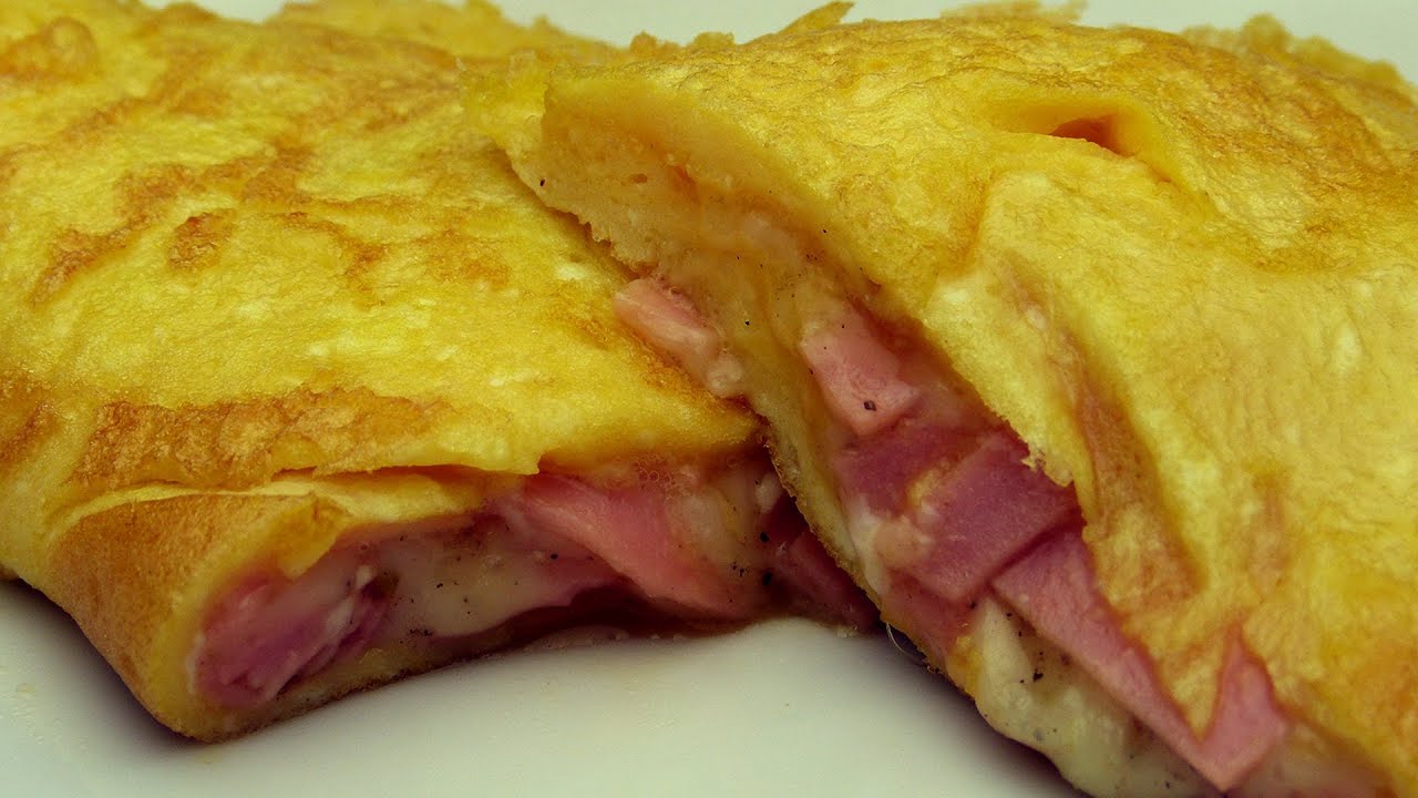 Salami Cheese Omelette Recipe