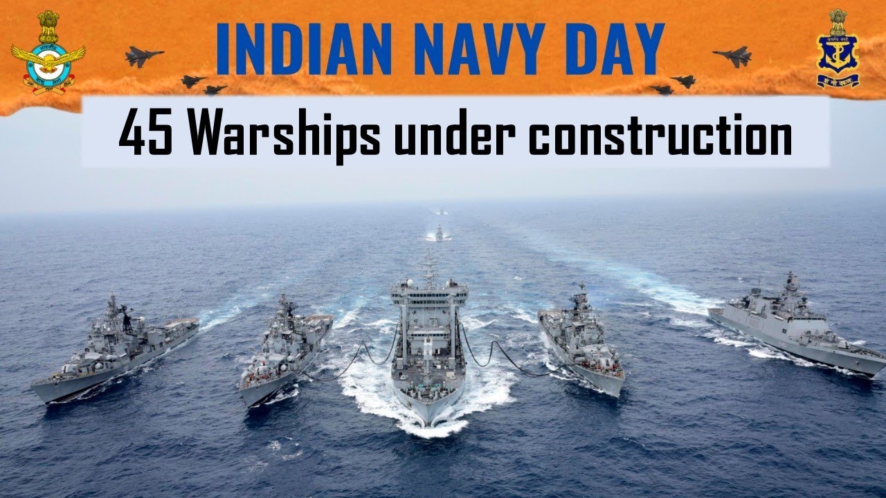 45 Vessels of indian navy
