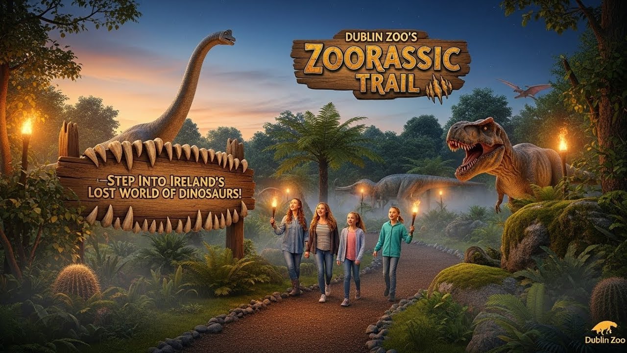 Dublin Zoo’s Zoorassic Trail — Step Into Ireland’s Lost World of Dinosaurs!