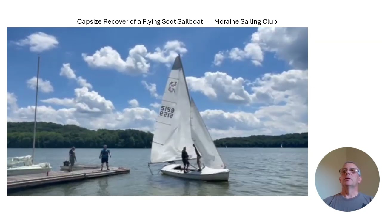 Flying Scot Sailboat Capsize Recovery