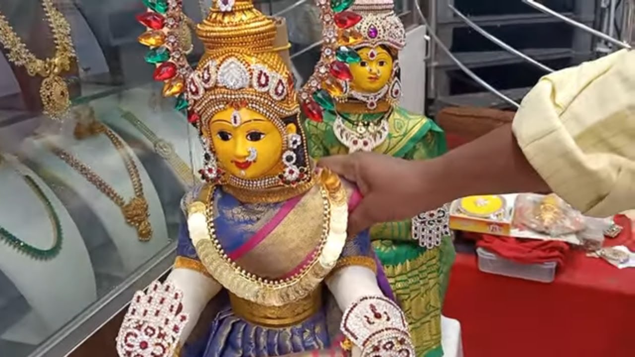 Varamahalakshmi Decor Items with Prices I Buy online I అమ్మవారి అలంకరణ వస్తువులు