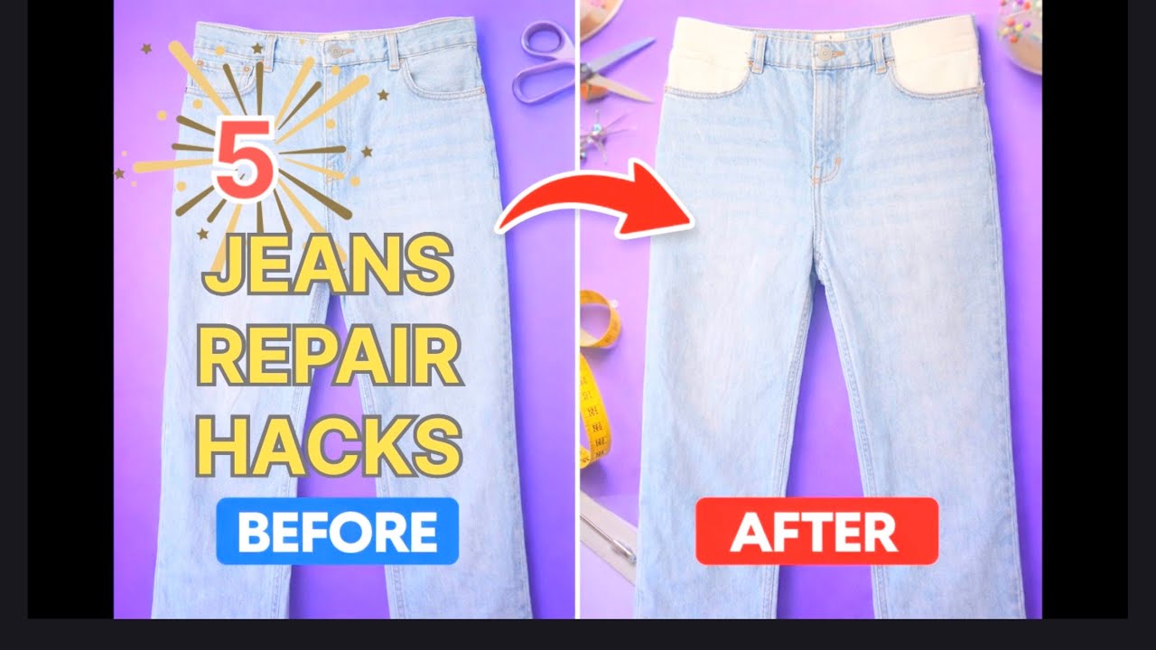 Stop Throwing Away Your Jeans! 5 Repair Hacks That Actually Work