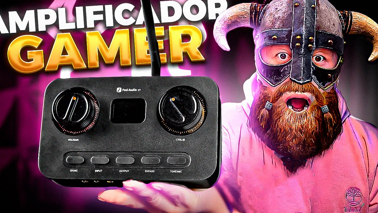 ¿Eres gamer y no tienes un DAC y amplificador? ¡Estás en desventaja! / Fosi audio k7