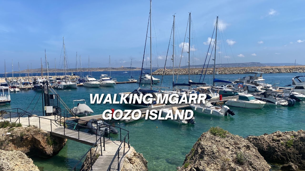 Mgarr, Gozo Island Exploration (ASMR) 🌴 4K-HDR Video | Discover the Tranquil Beauty of Malta.