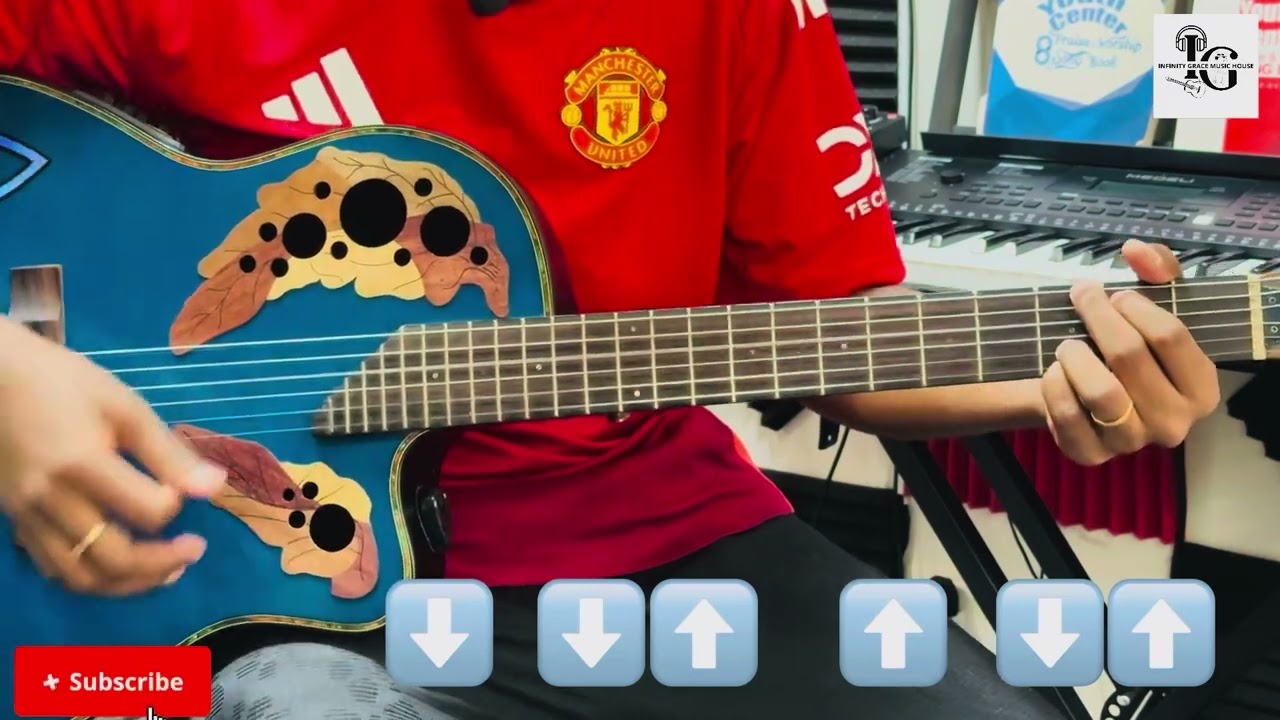 ရိုးရှင်းသောဘဝ 🎸 ဂီတာတီးခတ်နည်းကိုအ​သေးစိတ်ပြထား​ပေးပါတယ် @infinitygracemusichouse