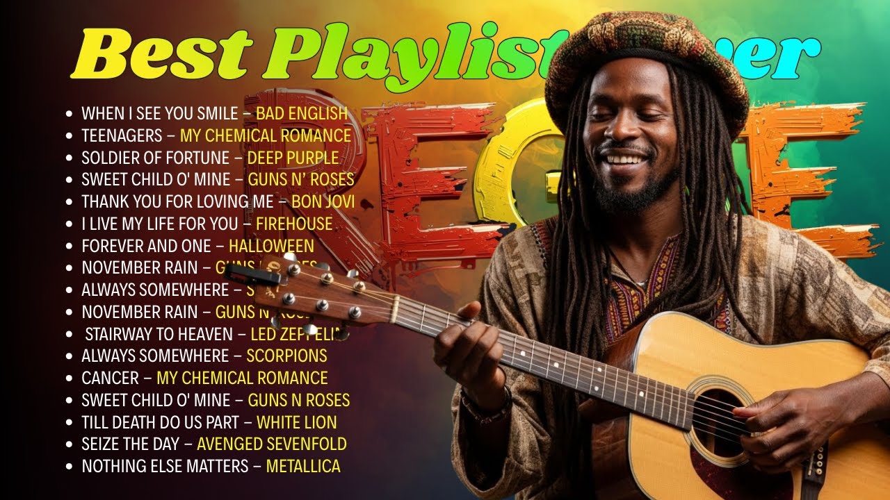 Chill Reggae Cover Mix | English Songs Reggae Style for Work Study Relax and Focus
