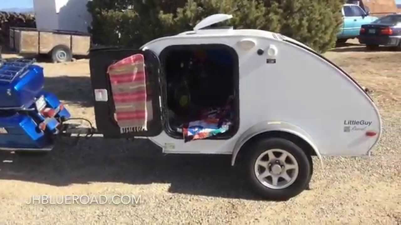 Living Simply: Motorcycle Pulling Teardrop Trailer Home
