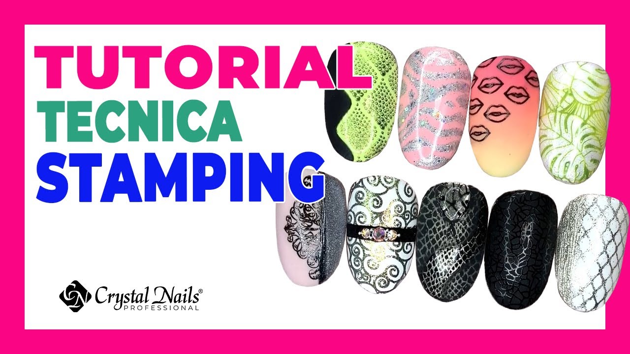 TUTORIAL DECORACION UÑAS TECNICAS STAMPING 💅🏻✔️