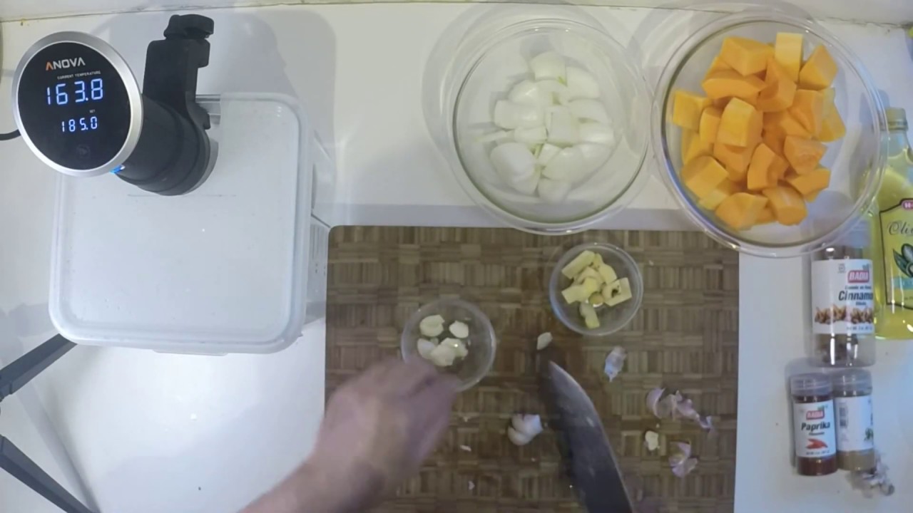 sousvide butternut squash