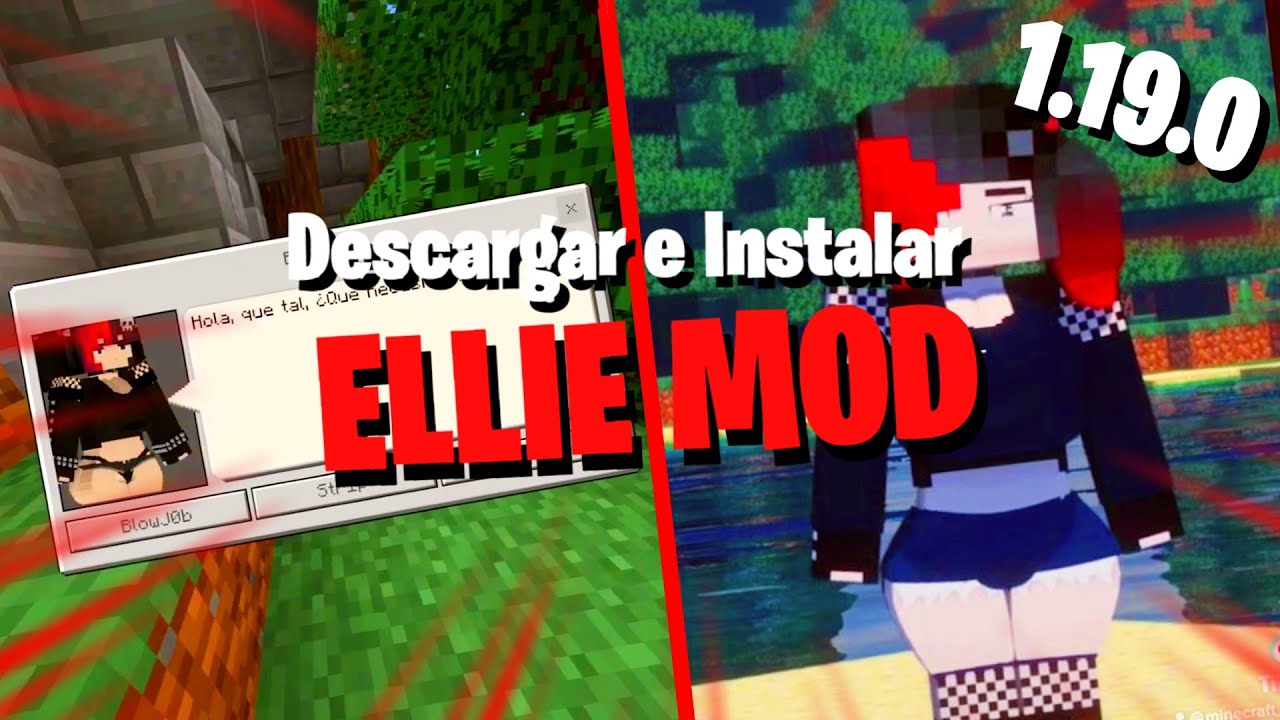 DESCARGAR Y INSTALAR ELLIE MOD para Minecraft pe 1.19 (REVIEW DEL ADDON) - Minecraft Bedrock 2022