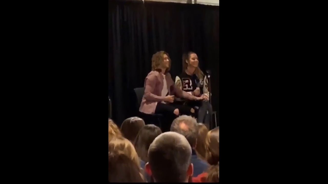 Big Brother 20 Tyler and Angela being interviewed by fans in Ohio on Nov 24, 2018.