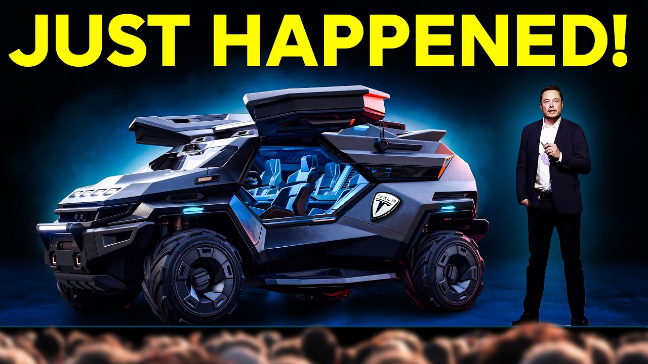 Elon Musk Announces The New Tesla CYBERVAN Is Coming! Wow