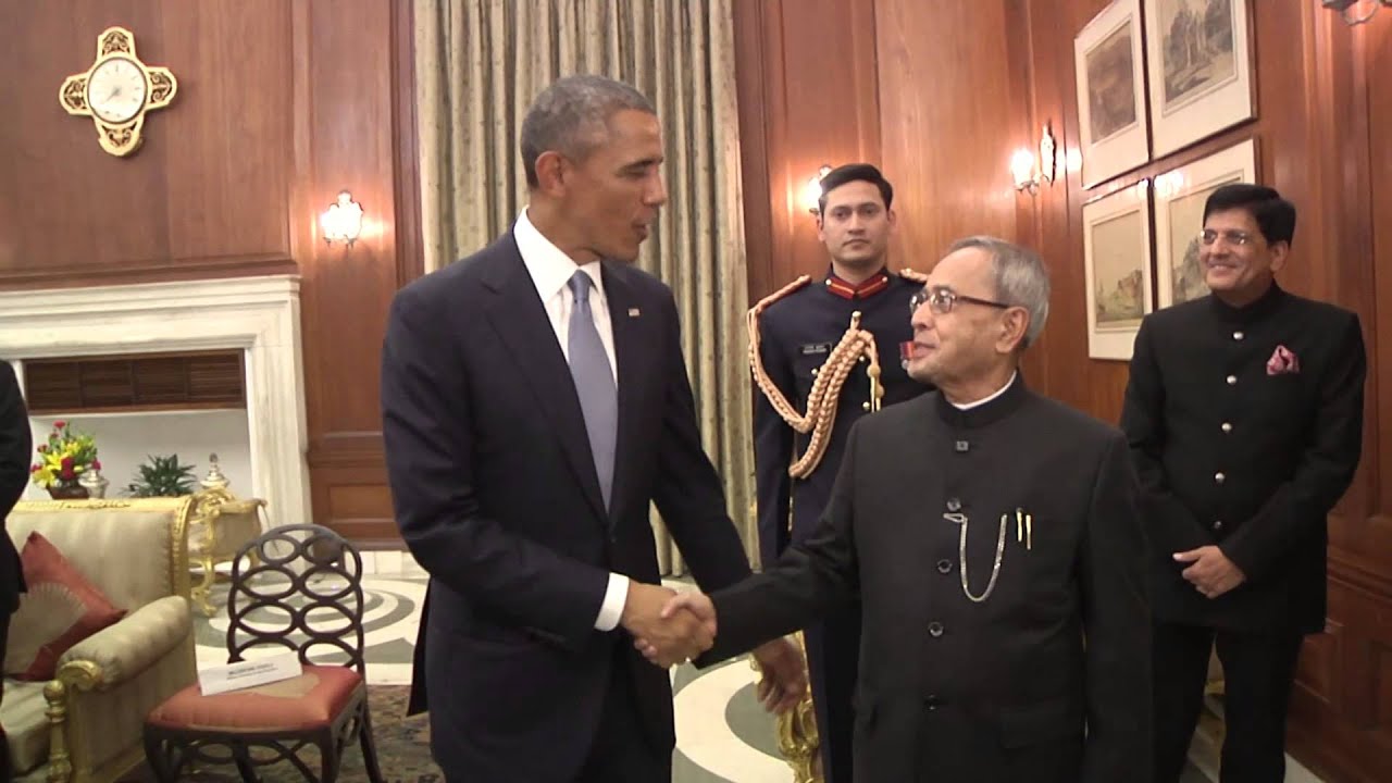 President Barack Obama of the United States of America called on President Mukherjee
