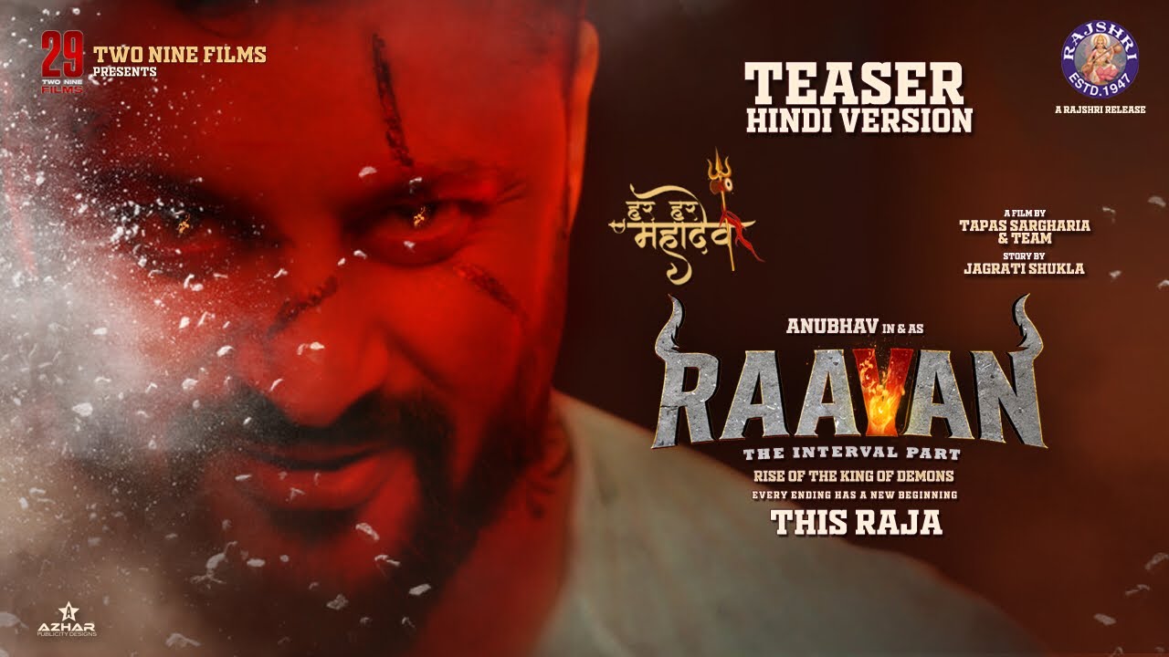 RAAVAN (Hindi) Teaser || Anubhav Mohanty || Jagrati Shukla || 29 TWO NINE FILMS || Rajshri Release