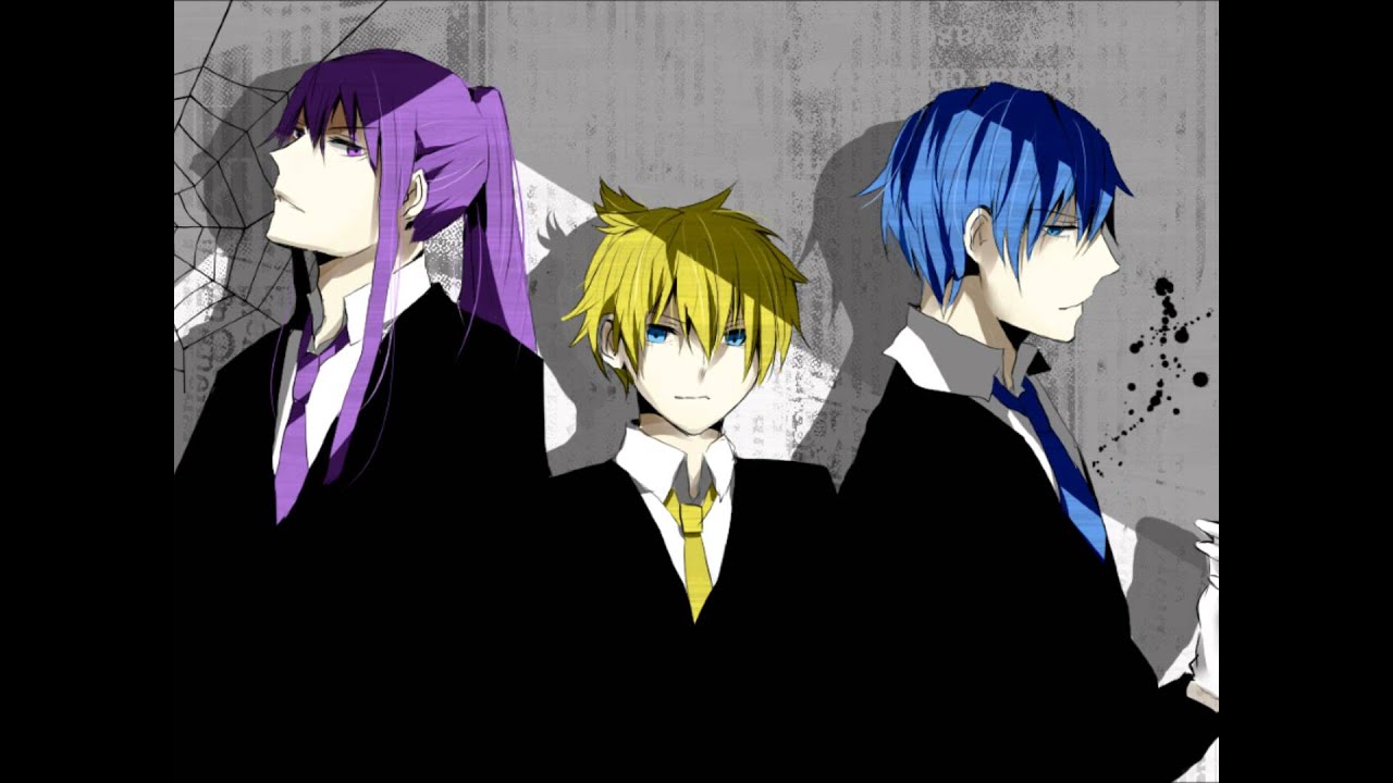 Psychotic Love Song: Kagamine Len, KAITO & Kamui Gakupo