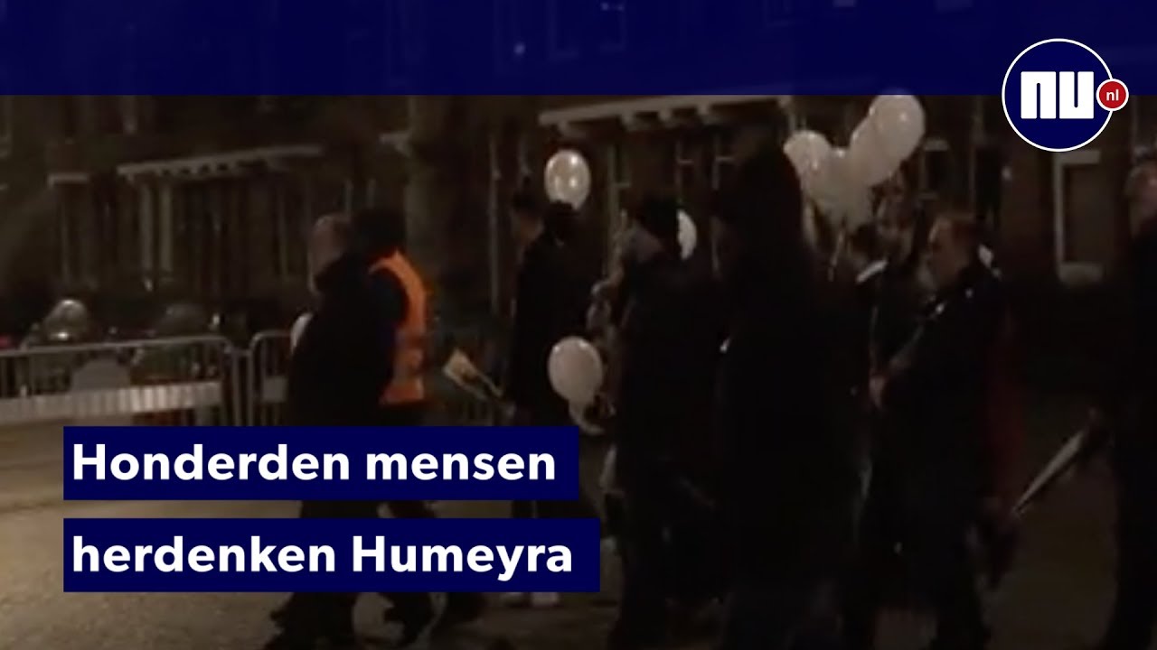 Rotterdammers herdenken doodgeschoten scholiere met stille tocht
