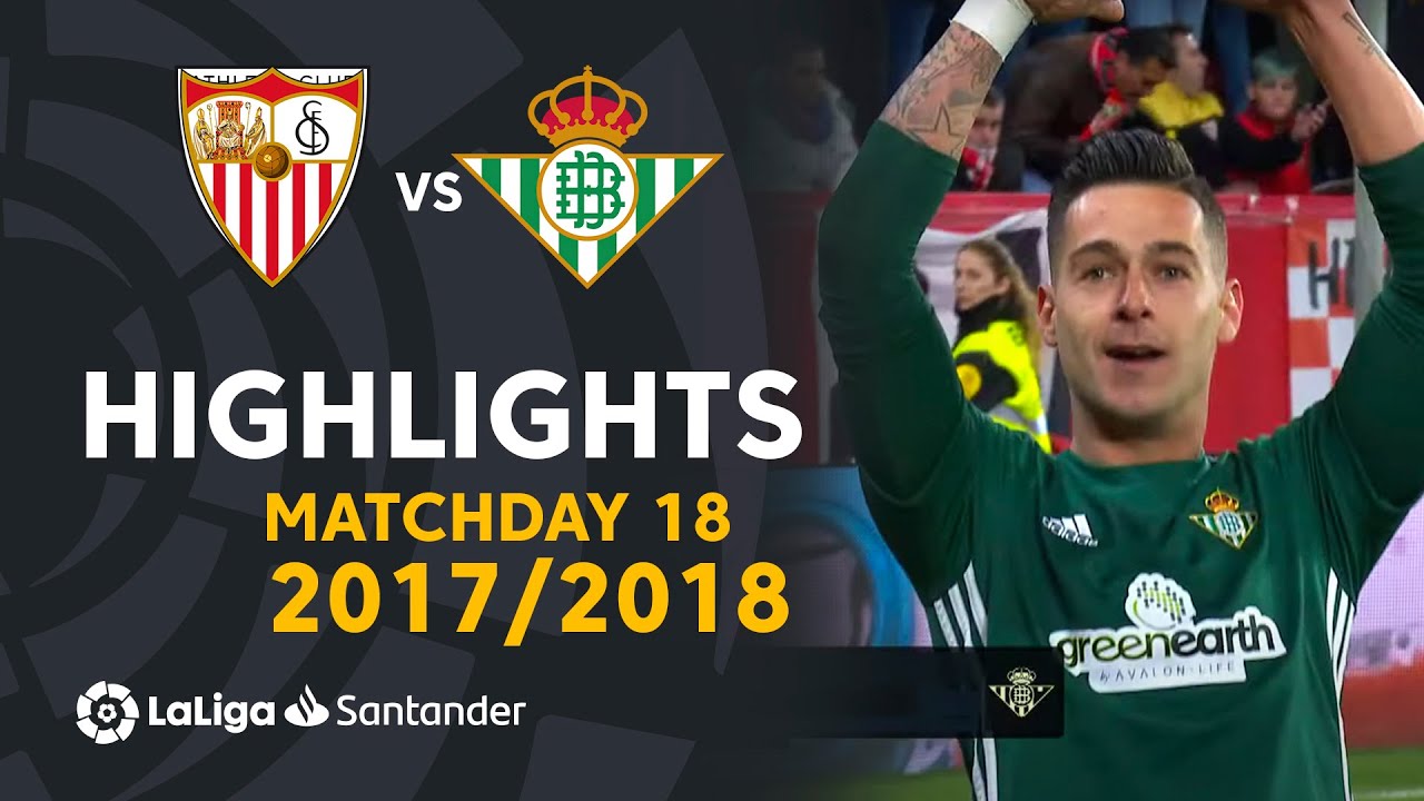 Resumen de Sevilla FC vs Real Betis (3-5) J18 2017/2018