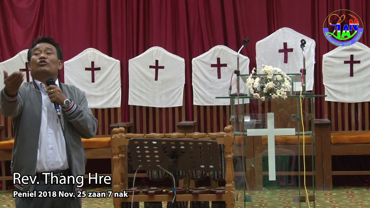 Rev  Thang Hre Peniel A donghnak zaan