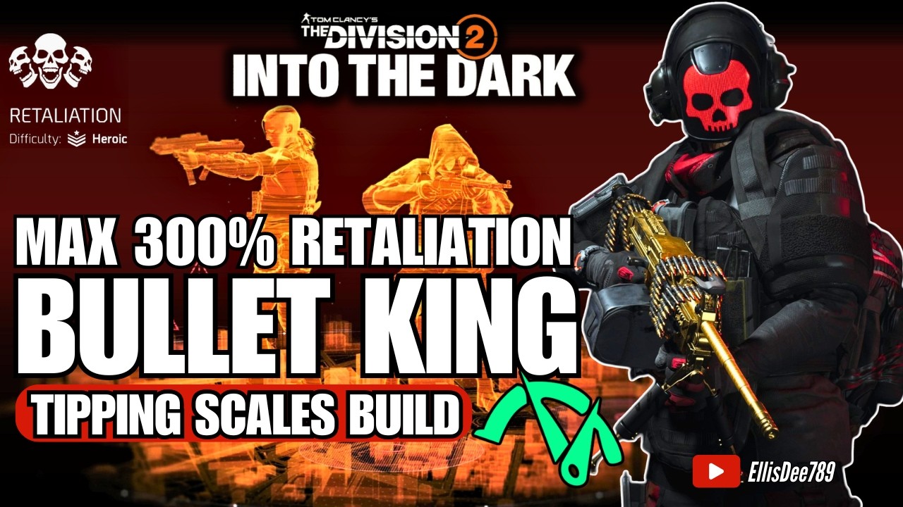 MAX 300% Retaliation | BULLET KING Tipping Scales Tank Build - The Division 2