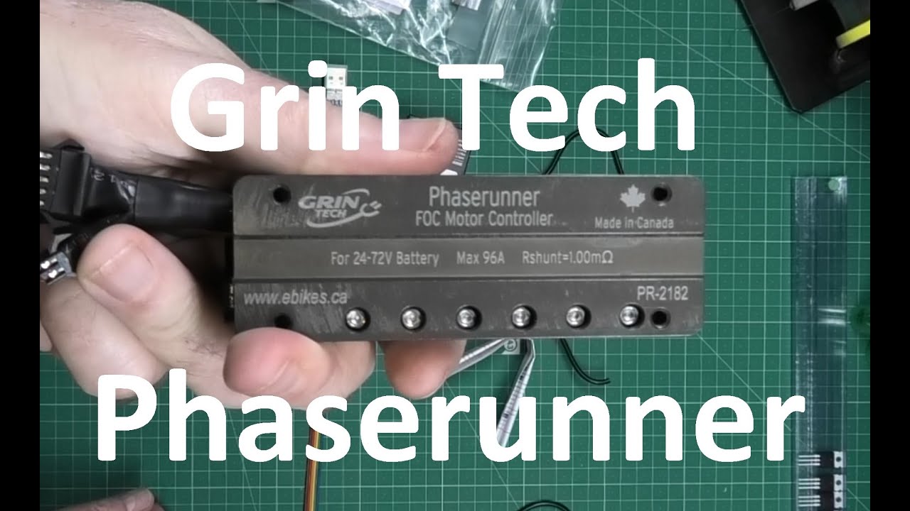 Xiaomi M365 (codename V365) Grin Technologies Phaserunner install