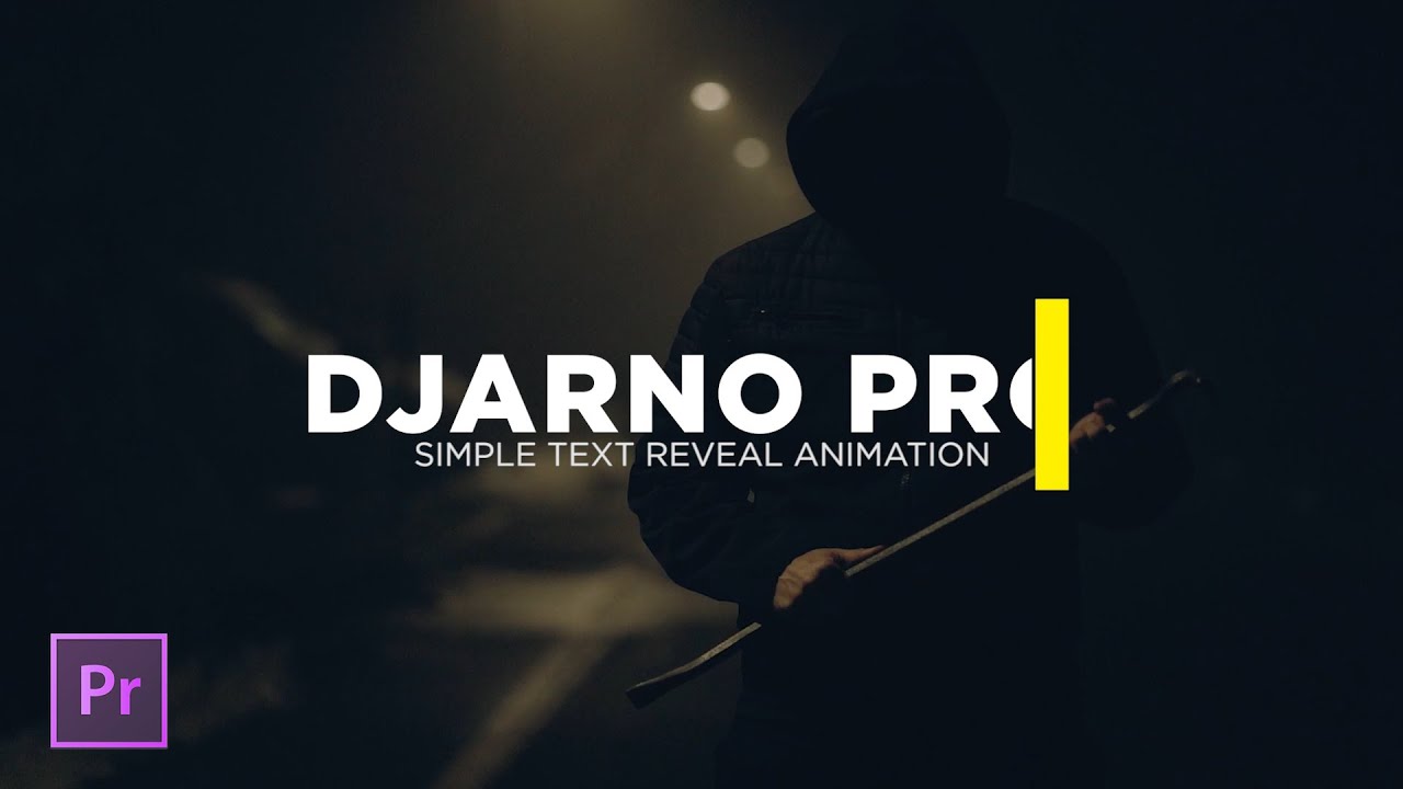 Cara Membuat SIMPLE TEXT REVEAL ANIMATION Menggunakan Premiere Pro