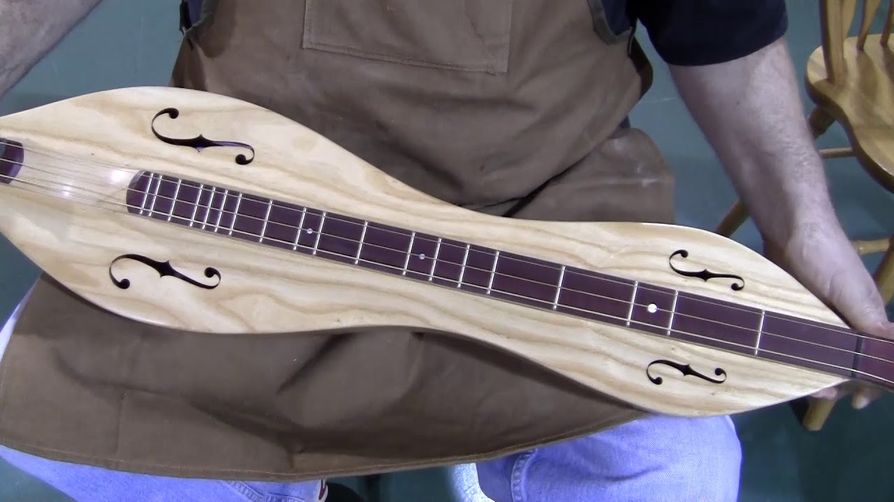 Folkcraft® Instruments Bass Dulcimer Demonstration, Yellow Pine Top, California Body