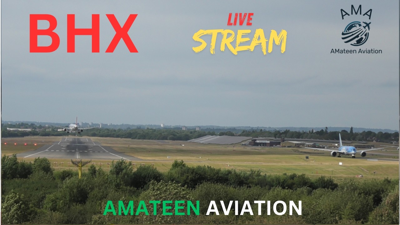 Live from Birmingham | Premium Aircraft Movements | March 8 2026